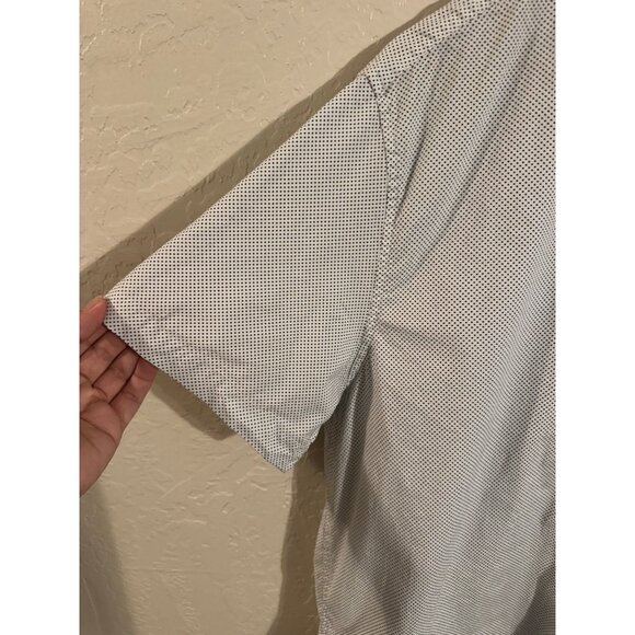 Denim & Flower Ricky Singh Extra Large Polka Dot Mens Button Down Shirt - Picture 3 of 9